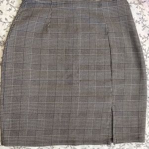Windsor plaid mini skirt